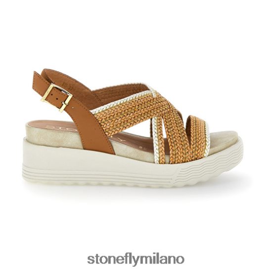 L4PJ184 Stonefly donne parky 17 s./vitello goffrato ssmarrone sandali