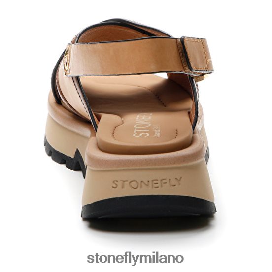 L4PJ188 Stonefly donne stella 4 vitello lthmarrone/marrone scuro sandali