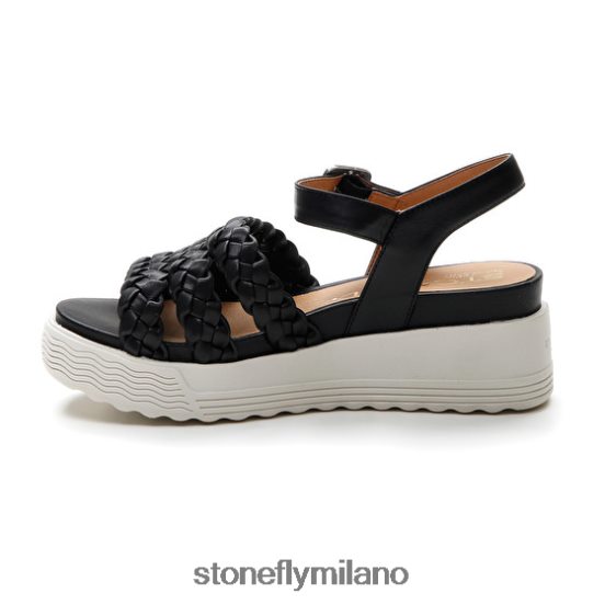 L4PJ211 Stonefly donne parky 16 inox goffrato/nappa lssnero sandali