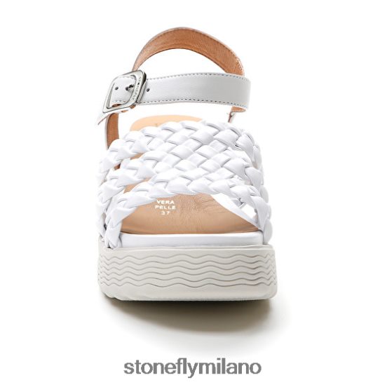 L4PJ213 Stonefly donne parky 16 inox goffrato/nappa lssbianco sandali