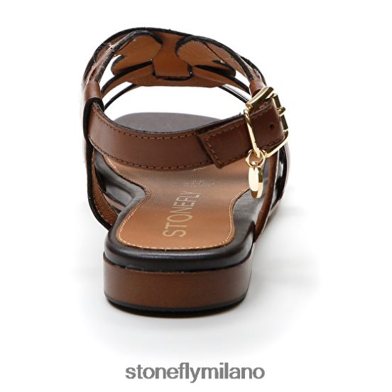 L4PJ134 Stonefly donne margherita 6 vitello lth/s.cocco goffratomarrone sigaro sandali
