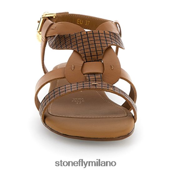 L4PJ135 Stonefly donne margherita 6 vitello lth/s. in rilievo49 sandali