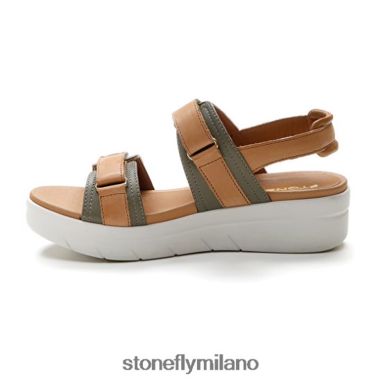 L4PJ143 Stonefly donne aqua iii 20 nappa lthmarrone/verde sandali