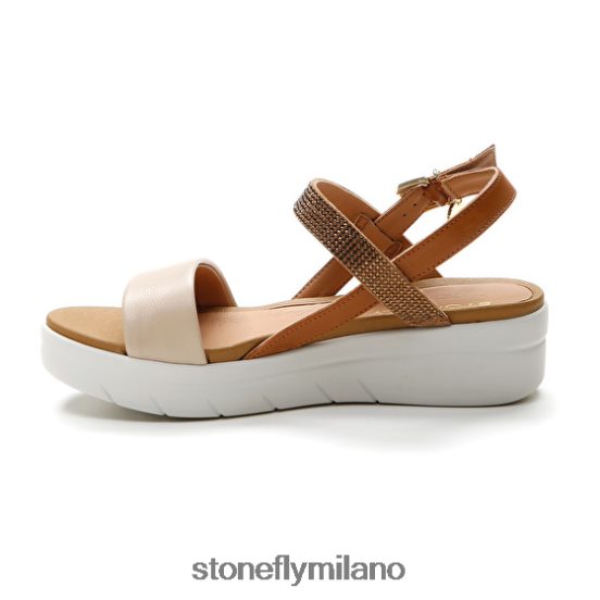 L4PJ146 Stonefly donne aqua iii 22 nappa lth/tessilemarrone/crema sandali