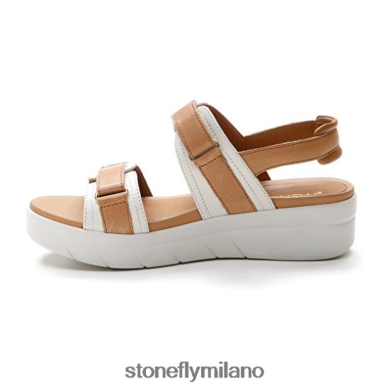L4PJ152 Stonefly donne aqua iii 20 nappa lthmarrone/bianco sandali