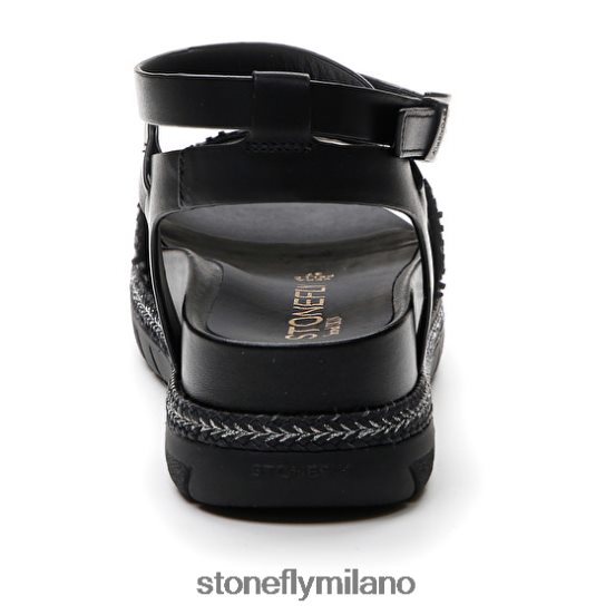 L4PJ173 Stonefly donne kerrie 3 vitello lth/rilievo s.nero sandali