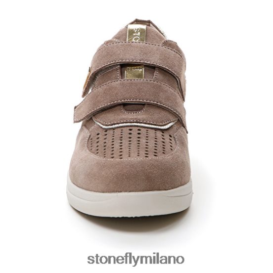 L4PJ107 Stonefly donne aurora 16 vellutogrigio rosa/scheggia scarpe