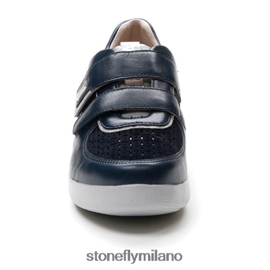 L4PJ109 Stonefly donne paseo iv 26 nappa lth/velourblu scuro scarpe