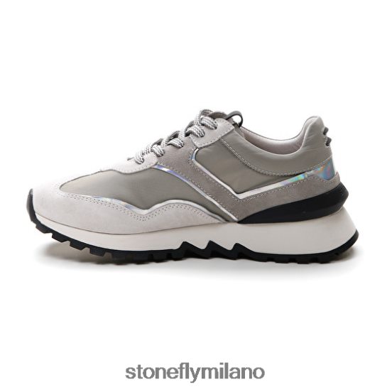 L4PJ39 Stonefly donne simply lady 4 velluto/tessutogrigio ghiacciaio scarpe