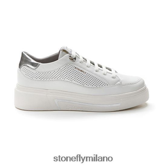 L4PJ41 Stonefly donne allegra 4 nappa lthbianco scarpe
