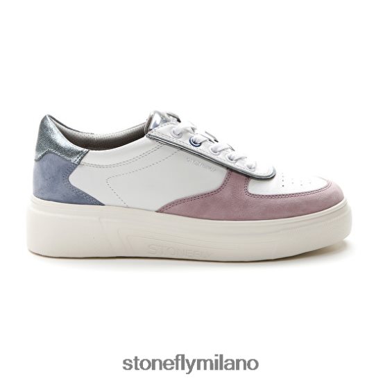 L4PJ45 Stonefly donne allegra 11 velluto/nappa lthblu/viola/bianco scarpe