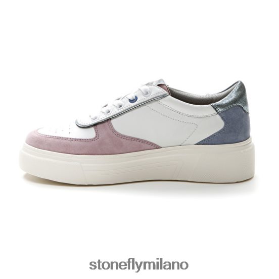 L4PJ45 Stonefly donne allegra 11 velluto/nappa lthblu/viola/bianco scarpe