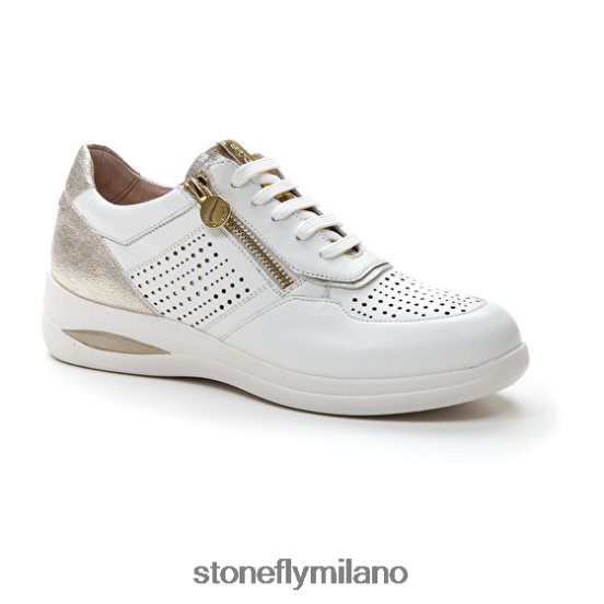 L4PJ98 Stonefly donne aurora 15 nappa lthbianco/scheggiato scarpe