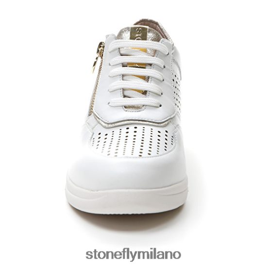 L4PJ98 Stonefly donne aurora 15 nappa lthbianco/scheggiato scarpe