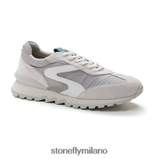L4PJ339 Stonefly uomini simply man 2 velluto/tessutogrigio ghiacciaio scarpe