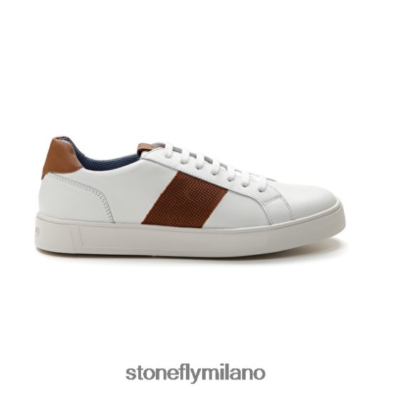 L4PJ353 Stonefly uomini power 1 nappa lth/stampa vitello lthmarrone/bianco scarpe