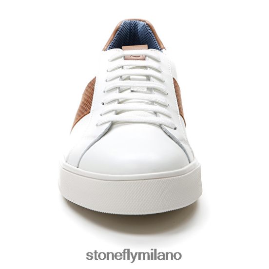 L4PJ353 Stonefly uomini power 1 nappa lth/stampa vitello lthmarrone/bianco scarpe