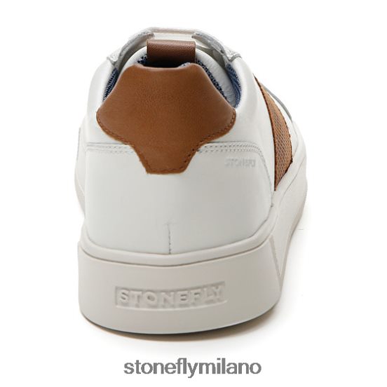 L4PJ353 Stonefly uomini power 1 nappa lth/stampa vitello lthmarrone/bianco scarpe