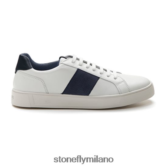 L4PJ354 Stonefly uomini power 1 nappa lth/stampa vitello lthblu scuro/bianco scarpe