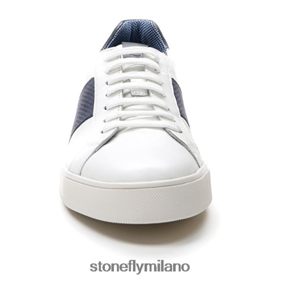L4PJ354 Stonefly uomini power 1 nappa lth/stampa vitello lthblu scuro/bianco scarpe