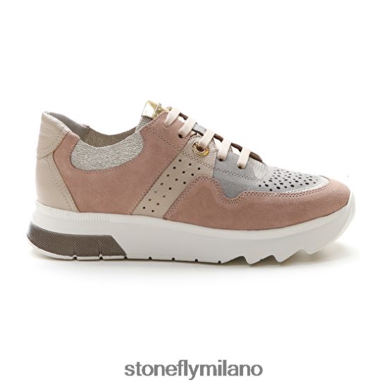 L4PJ62 Stonefly uomini spock 24 vellutogrigio rosa scarpe